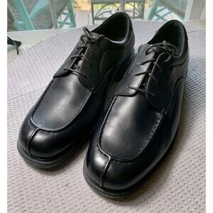 Men’s Rockport ProWalker Sz 10.5 M Black Leather Comfort Casual Shoes 486